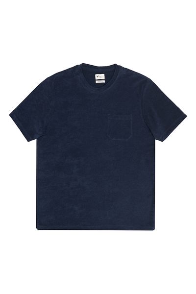 ALTINYILDIZ CLASSICS Six Stars Classics Herren-T-Shirt mit Rundhalsausschnitt, Marineblau, 4A 4823200071