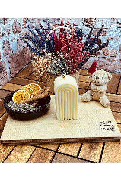Candle Shop %100 Naturel Soya Mumu Gökkuşağı