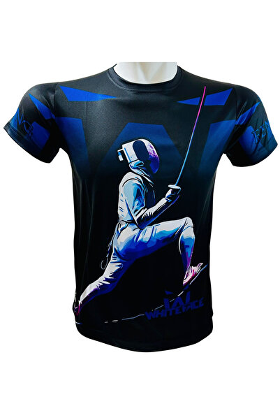 whiteface Eskrim Özel Tasarım Dijital Baskılı Tişört (siyah)-(Eskrim tişört)
