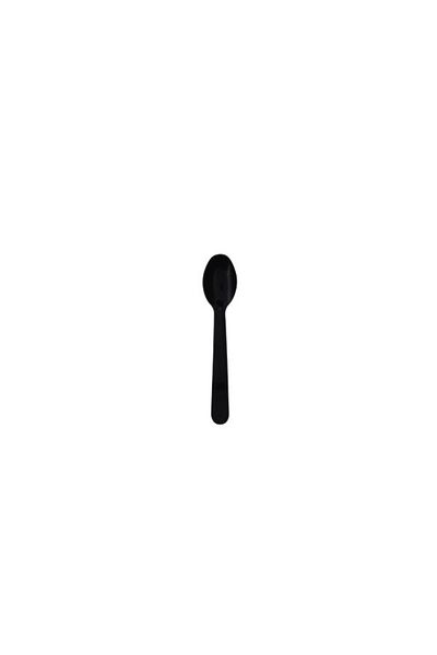 Kumsal Mutfak MS.125 Sundae Ice Cream Spoon - Black, 2.6 gr (100 Pieces)