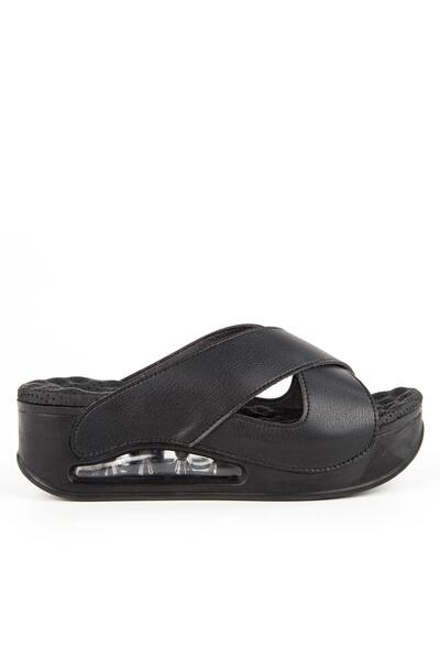 Muya 31210 Penelope Anatomical Air Max Sole Women's Slippers Black-black