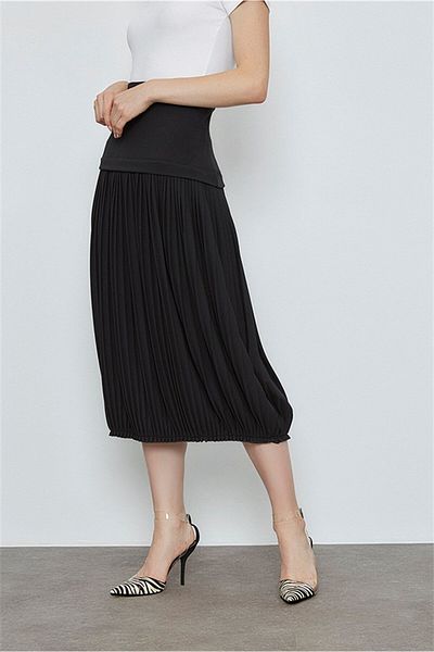 VERDA Pleated High Waist Balloon Skirt