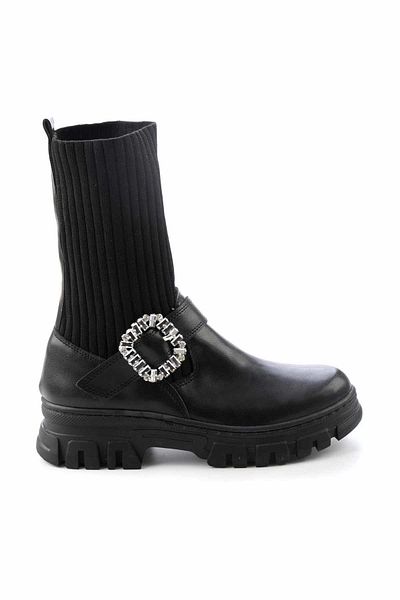 Bambi Schwarze Damenstiefel & Stiefeletten02921020109
