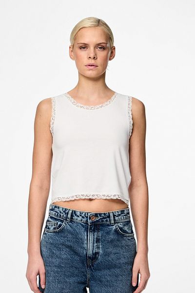 PIECES PCMALENE SPITZEN-TANKTOP BC