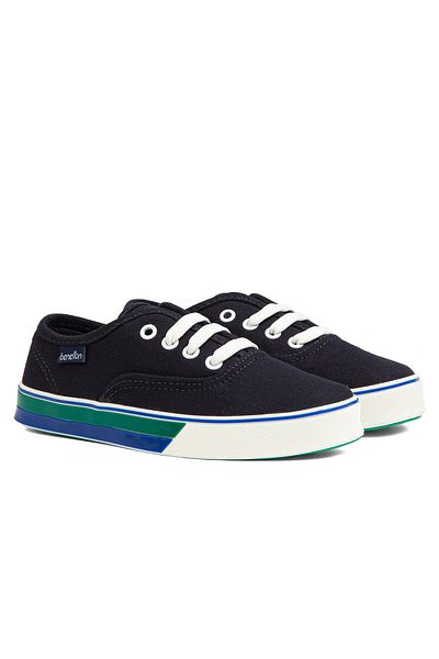 Benetton Chlapecké tenisky v námořnické modré BN-30957