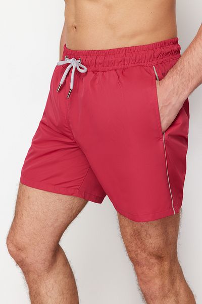 Trendyol Collection Bordeauxrote Badeanzug-Meeresshorts in Standardgröße - TMNSS20DS0022