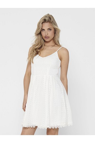 ONLY Women's White Dress