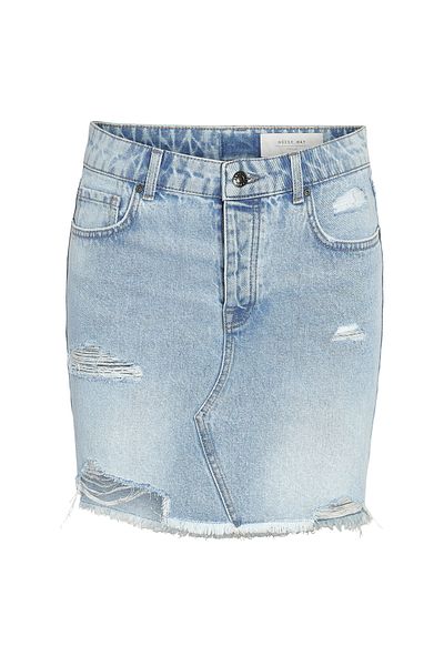 Noisy May NMMILLIE HW DENIM MINI SZOKNYA VI488LB FD