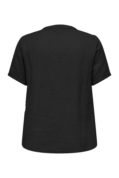 Only Carmakoma CARTHYRA LIFE KURZARM-TOP MIT KNOPFVERSCHLUSS WVN