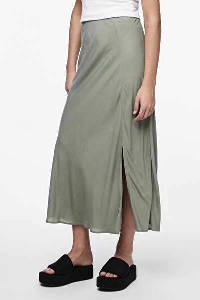 PIECES PCNYA HW DLOUHÁ DÍRKOVANÁ SUKNĚ BC