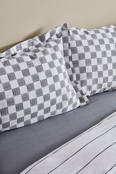 Karaca Home Cordova Antrasit %100 Pamuk Tek Kişilik Nevresim Takımı