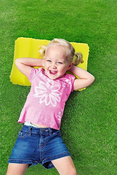 Boldy Inflatable Pillow Kids Travel Pillow Camping Pillow Travel Pillow Orthopedic Pillow Velvet Beach Pillow