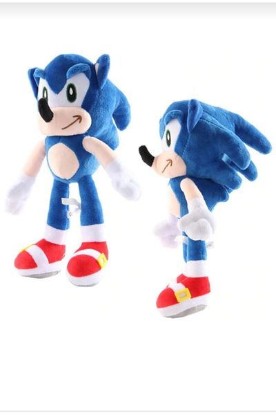 Sekk O (53cm ) Mavi Dev Sonic Boom Arkadaşları Büyük Boy Kirpi Sonic Peluş Oyuncak