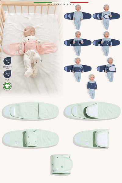 Elele EleleLife Baby Swaddle Belt Newborn Green Sanno