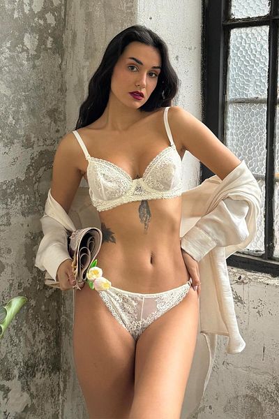 WİNTEX WEAR Fresco B Lace Bra Set - Hooded