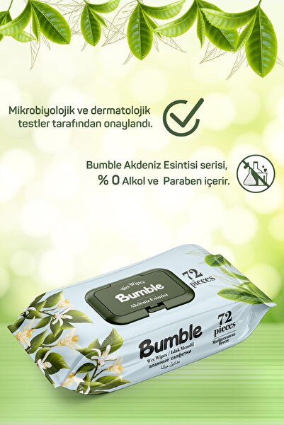 Bumble Akdeniz Esintisi Islak Mendil 120 Yaprak 3'lü Paket