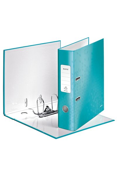 Leitz 1005 Model Large Folder - Wow Metallic Ice Blue