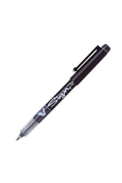 Pilot V-signpen Black Fiber Tip Drawing and Signature Pen