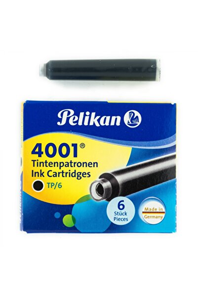 Pelikan 4001 Siyah Dolmakalem Kartuşu Küçük Boy (6 LI PAKET)