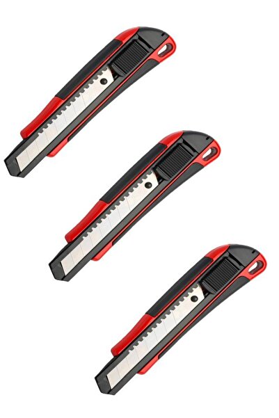 Vip-Tec Vıp-Tec Büyük Boy Taşınabilir Falçata - Maket Bıçağı 3 Adet