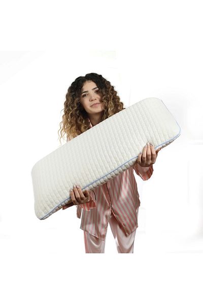 Viscomina Pillow Neck Pillow Orthopedic Pillow Jumbo Large Pillow Size 70x40x12 Cm