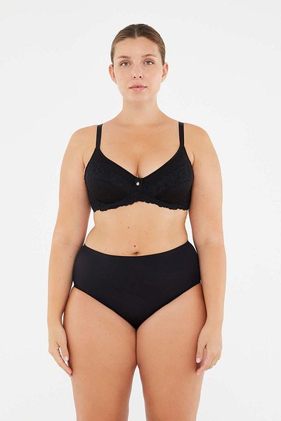 Dagi Fekete Veronica kiegészítő részletes cupping melltartó