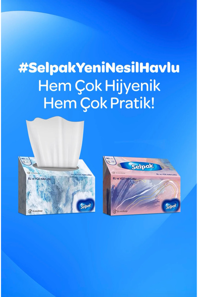 Selpak el yüz havlusu 2x80 2 li 160 yaprak