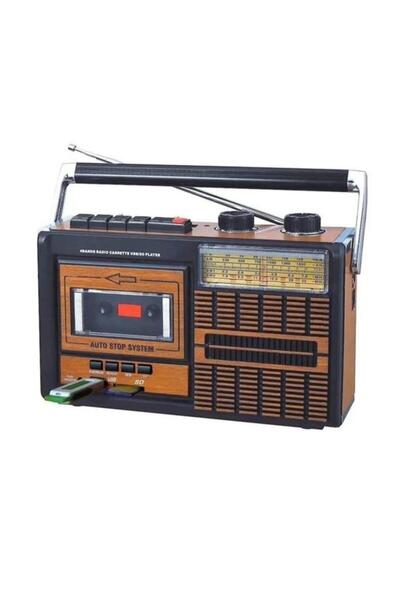 Nostaljik Lezzetler Nostalji Tasarımlı Kaset Ve Müzik Çalar Knstar FP-319 Kas...