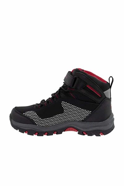 lumberjack Fuller Black Red Hi Kids Waterproof Shoes100432250black
