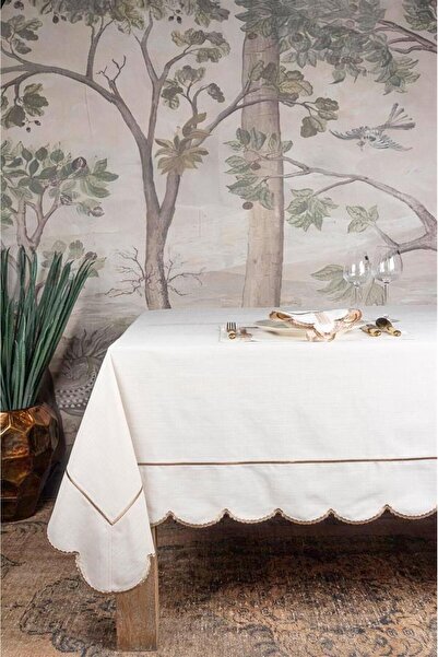 Mikasa Moor Zafir Bej 180x280 Masa Örtüsü