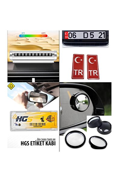 Drs Tuning 4'lü Set: Numaratör + Kör Nokta Aynası + Hgs Kılıfı + Tr Sticker