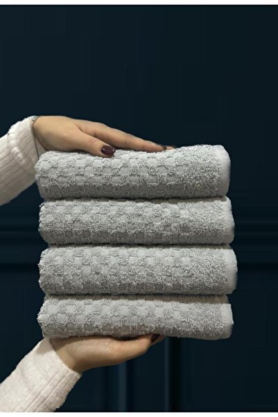 SHAL HOME Набір рушників 4 шт. Shal 100% бавовна 50x90 см - для рук і обличчя