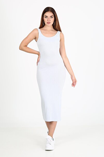 ALEXANDERGARDI Κοτλέ μακρύ φόρεμα (B21-4140)