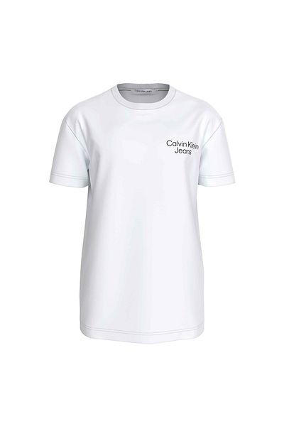 Calvin Klein Men's White Jeans T-Shirt - J30J 325186 Yaf