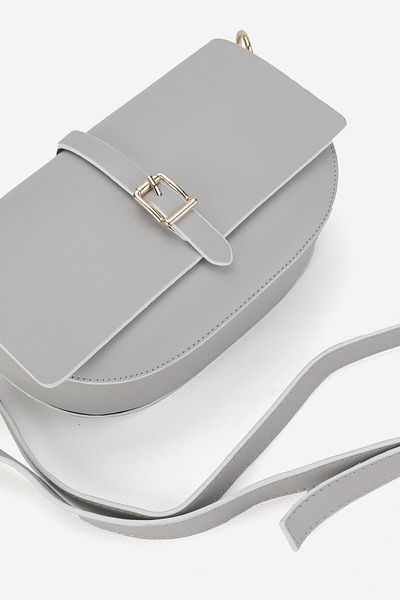 TUNAELLİ WOMEN'S GREY COVER ADJUSTABLE CROSSBODY BAGET BAG