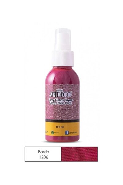 Artdeco Sprey Kumaş Boyası 1206 BORDO