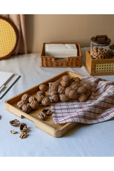 KaiHome صينية مستطيلة من الخيزران