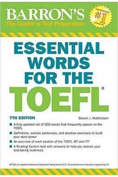 Barrons Yayınları Cuvintele esențiale ale lui Barron pentru Toefl 7