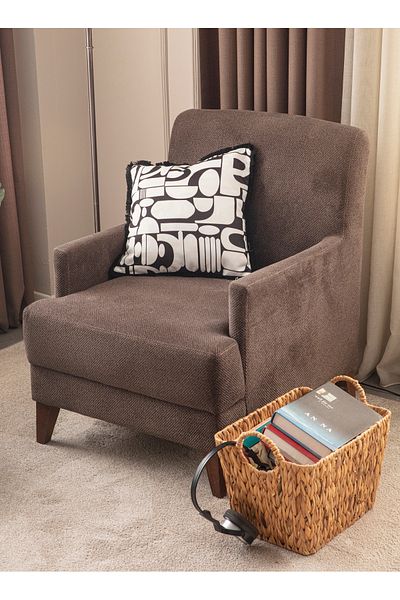 BUGİ HOME COLLECTİON Carcasă alb-negru cu franjuri, cu două fețe, 43x43