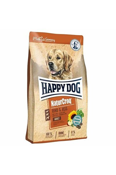 Happy Dog Naturcroq Adult Dog Food with Steak and Rice 15kg