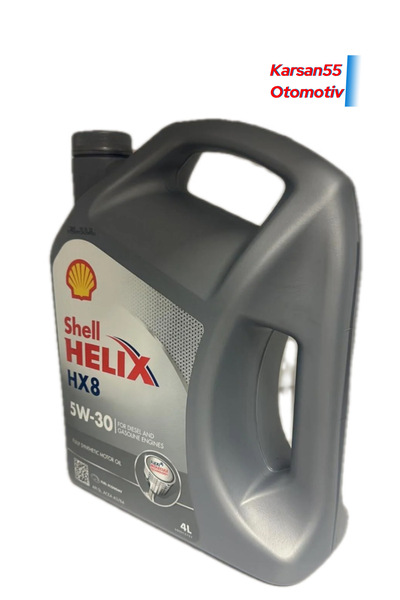 SHELL HELİX HX 8 5W/30 4LT ÜRETİM 2021