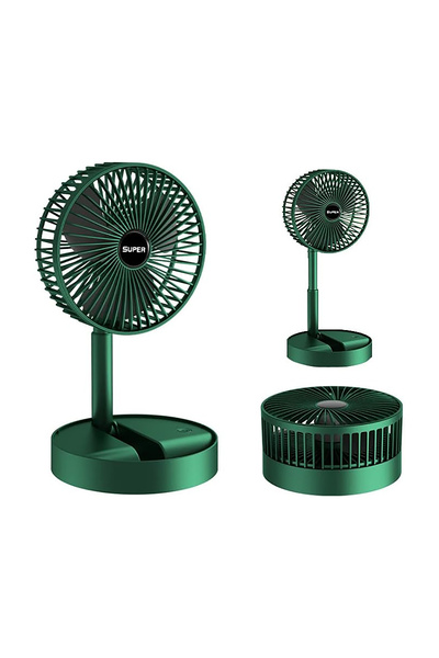 ROBEVE Masaüstü Vantilatör Şarjlı Vantilatör 3 Kademeli Vantilatör Fan Masa Üstü Kompakt Vantilatör