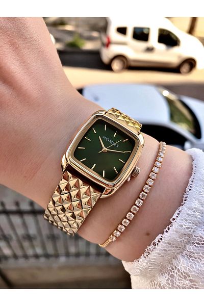 Homies SQUARE WRISTWATCH WITH BRACELET GIFT