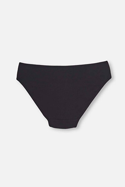 Dagi Černé 3dílné klasické dámské slipové kalhotky