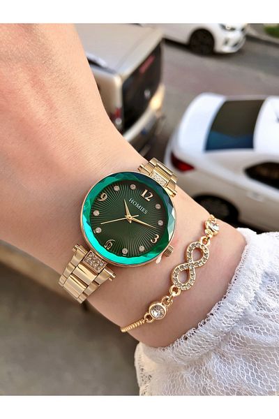Homies WRISTWATCH CUT GLASS BRACELET WITH GIFT