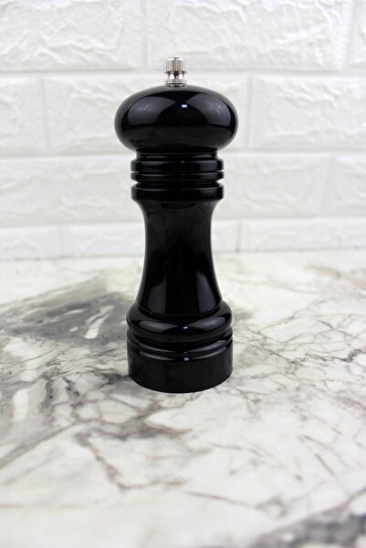 ALBETTO مطحنة يدوية أكريليك باللون الأسود مقاس 15.5 سم مع شفرة سيراميك