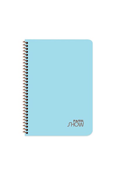 KESKİN COLOR Keskin Color Pastel Show Spiralli Mavi Plastik Kapak 60 Yaprak A...