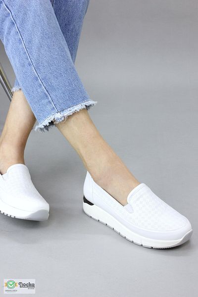 Mammamia Women's Daily Genuine Leather Flat Sole Orthopedic Shoes M25/YA-NORA