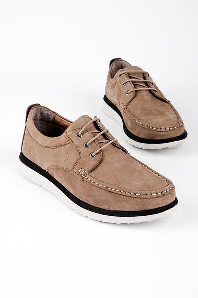 Lal Shoes & Bags Ανδρικά παπούτσια casual από γνήσιο δέρμα Hangry-VISION