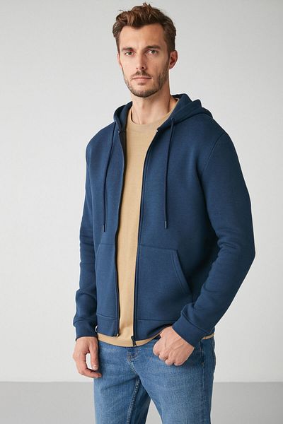 GRIMELANGE Insider Comfort Marineblaues Sweatshirt